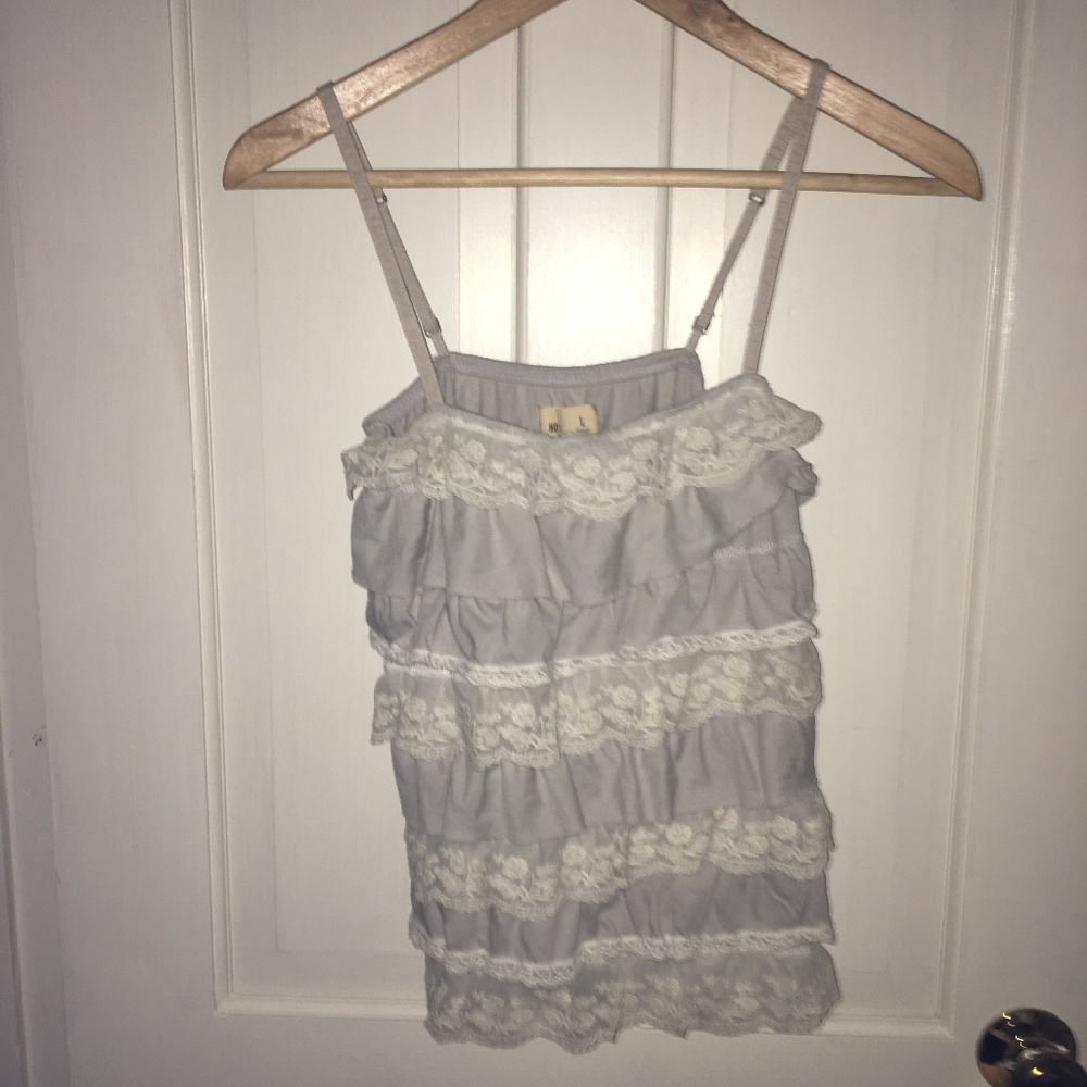 Hollister Ruffled Tank Top